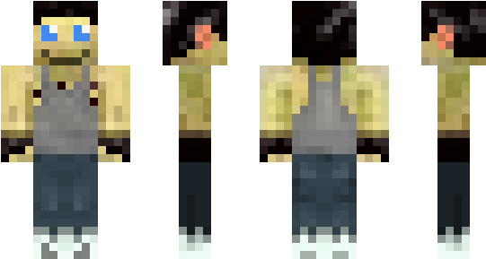 Minecraft Skin Blindfold - Minecraft Skin Noahcraftftw (600x348), Png Download