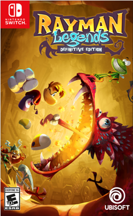 Rayman Legends Definitive Edition - Rayman Legends Definitive Edition Switch (350x438), Png Download