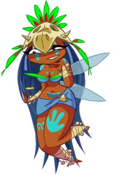 More Like Edith Up By ~bukauacxx - Rayman Origins Holly Luya (395x574), Png Download