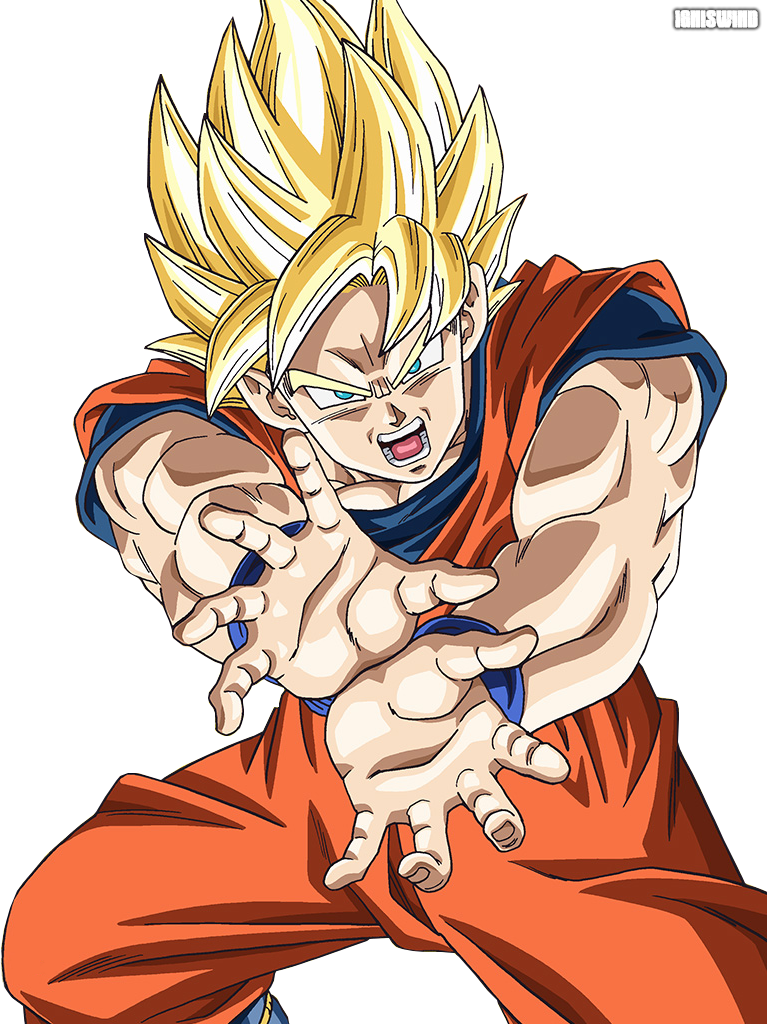 Kamehameha Transparent Goku Super Saiyan - Dbz Goku Ssj Kamehameha (767x1024), Png Download