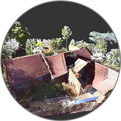 Ar Lazer Scanning Blurp 01 Point Cloud Datasets - Cottage (400x400), Png Download