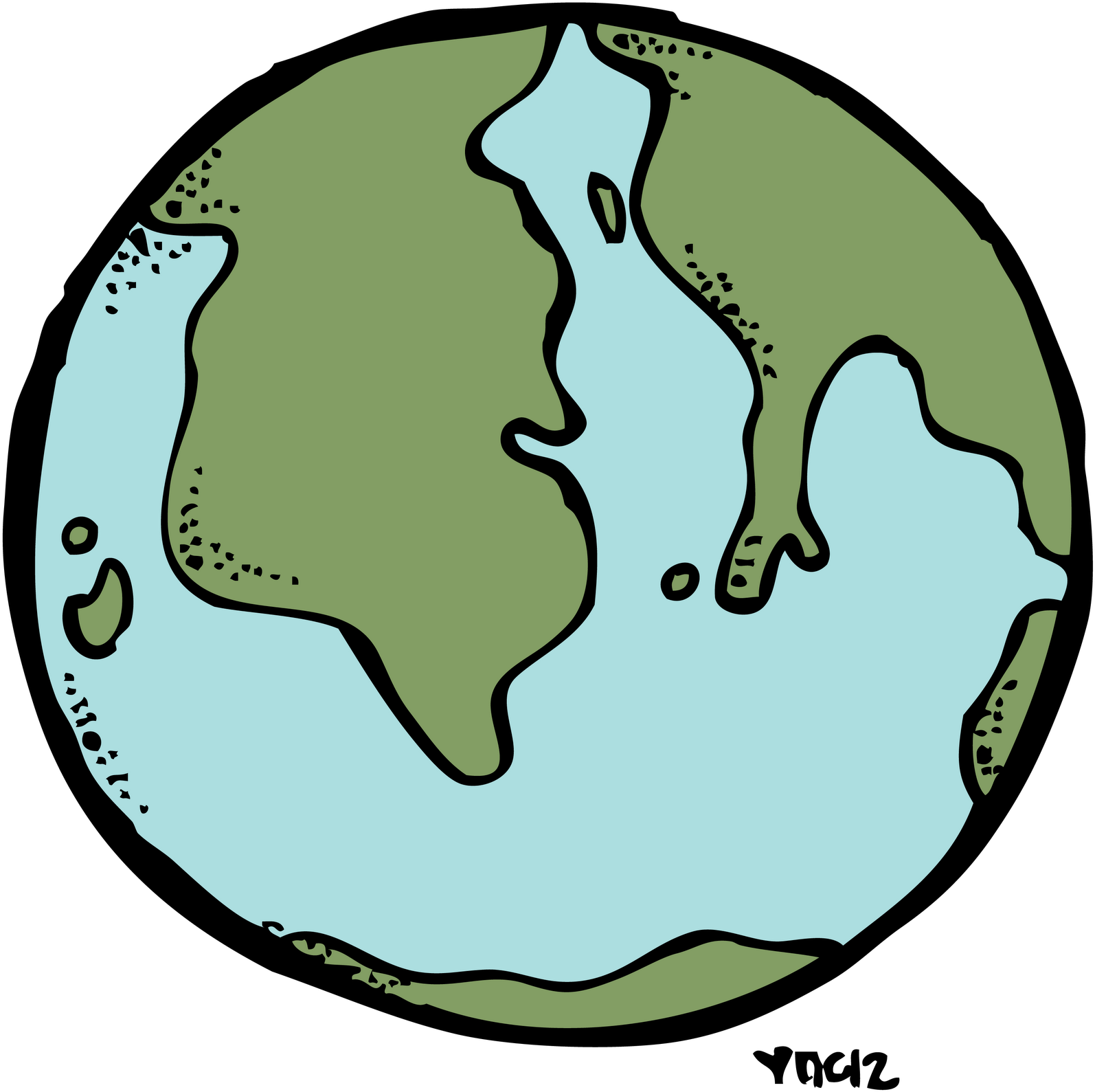 Melonheadz Lds Illustrating - Melonheadz Earth (1600x1593), Png Download