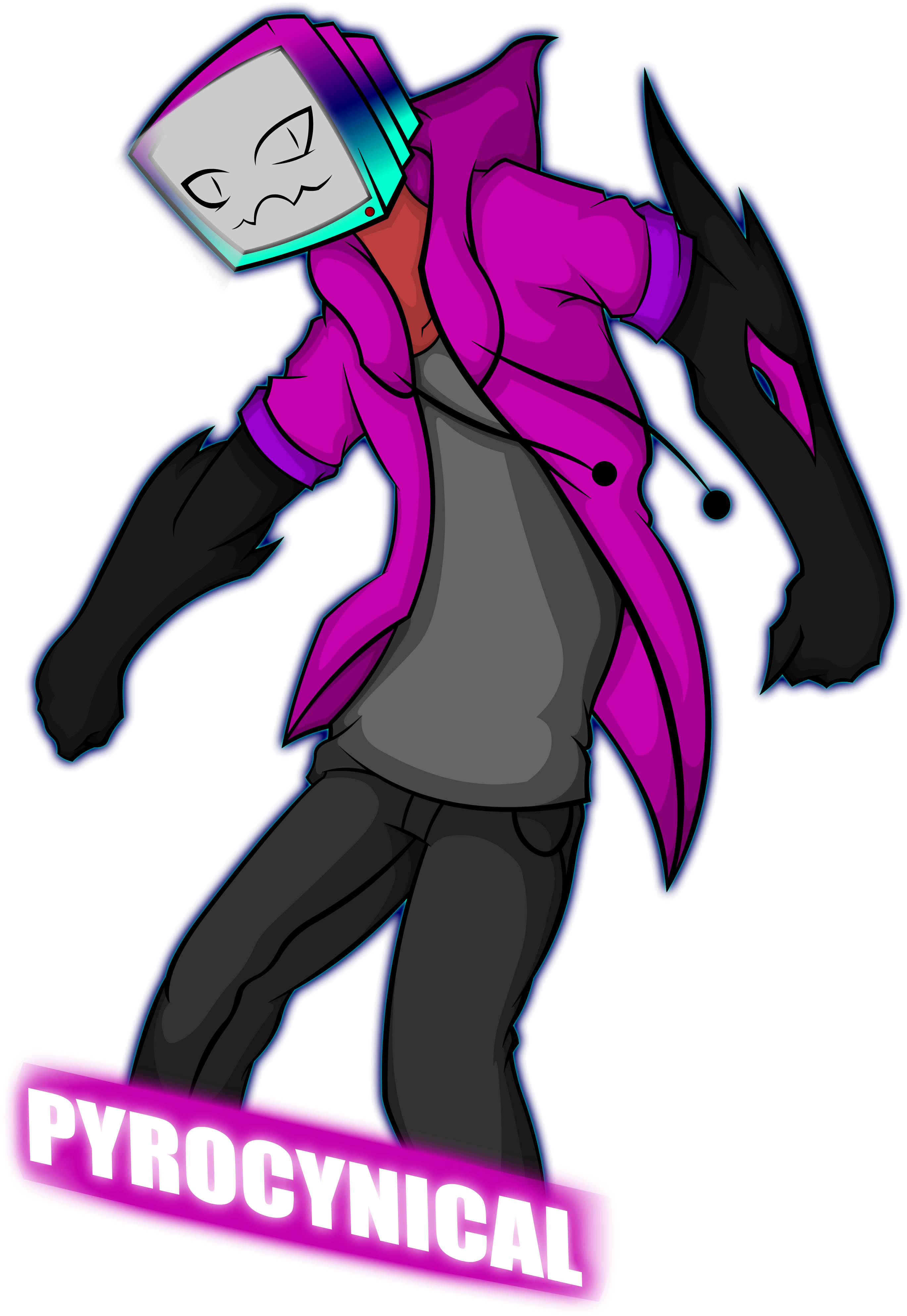 Log In To Report Abuse - Pyrocynical Character Png (2817x4053), Png Download