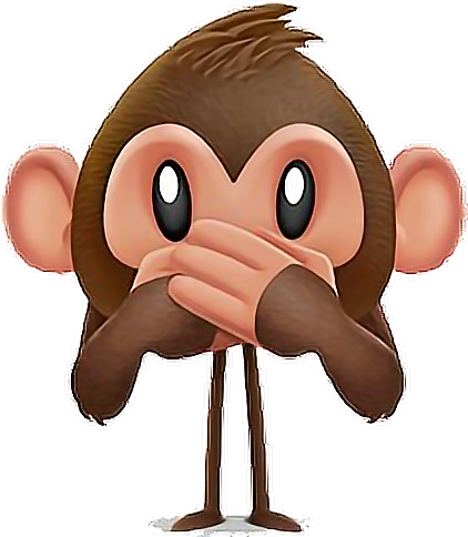 Emojimovie Speaknoevil Monkey Freetoedit - Emoji Monkey Movie Character (422x484), Png Download