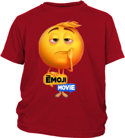 The Emoji Movie Youth Unisex Shirt - Gene's Epic App-venture! (480x480), Png Download