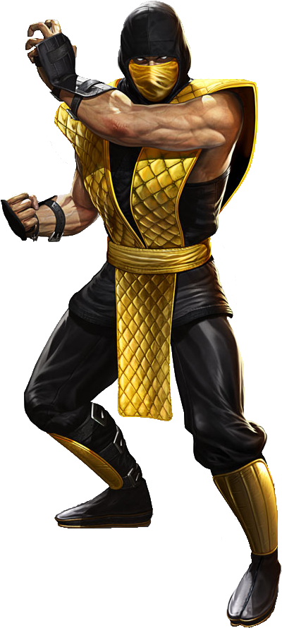 Svg Transparent Library Render By Yukizm On Deviantart - Scorpion Png Mortal Kombat (640x920), Png Download