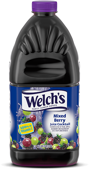 Thumbnail - Welch's 100% Concord Grape Juice 96 Fl. Oz. Bottle (600x600), Png Download
