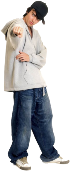 Share This Image - Hip Hop Style (268x600), Png Download