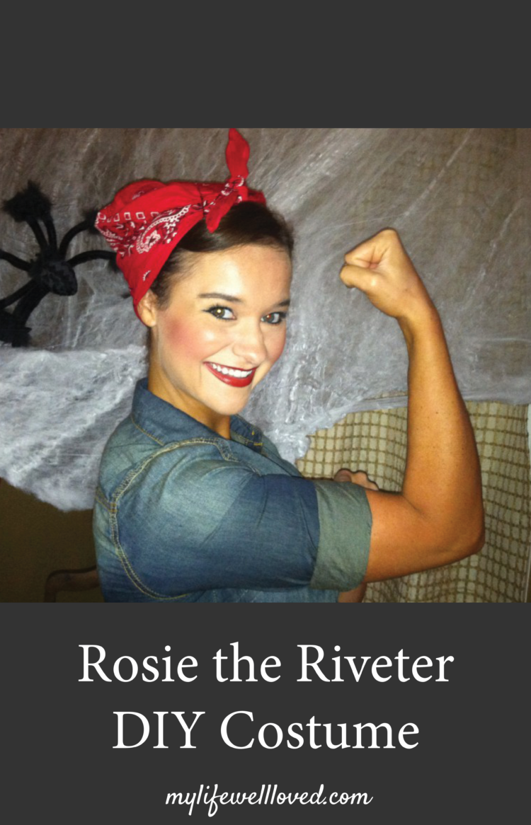 Rosie The Riveter Costume Ideas Cop From Reno - Rosie The Riveter Costume (750x1166), Png Download