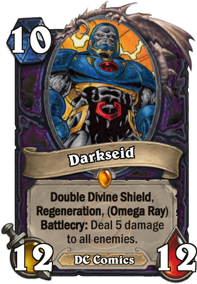 Dc Characters - Hearthstone Mech C Thun (400x573), Png Download