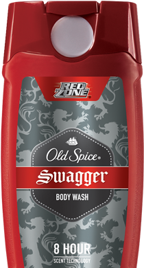 Swagger Body Wash By Old Spice - Old Spice Red Zone Body Wash - Swagger - 16 Oz (305x440), Png Download