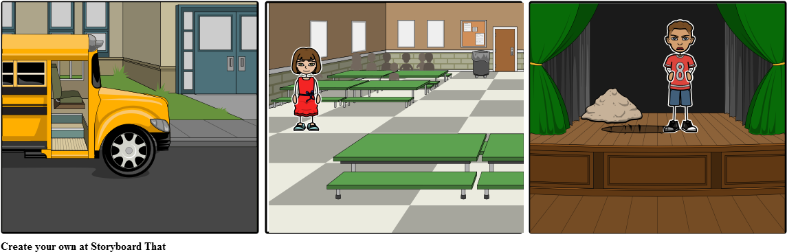 Herobrine Goes To School - Cartoon (1164x385), Png Download