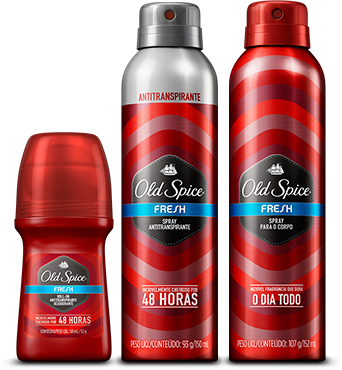 Bom, Nada Se Aproxima Do Poder Revigorante Da Exclusiva - Old Spice Fresh Aerosol (342x370), Png Download