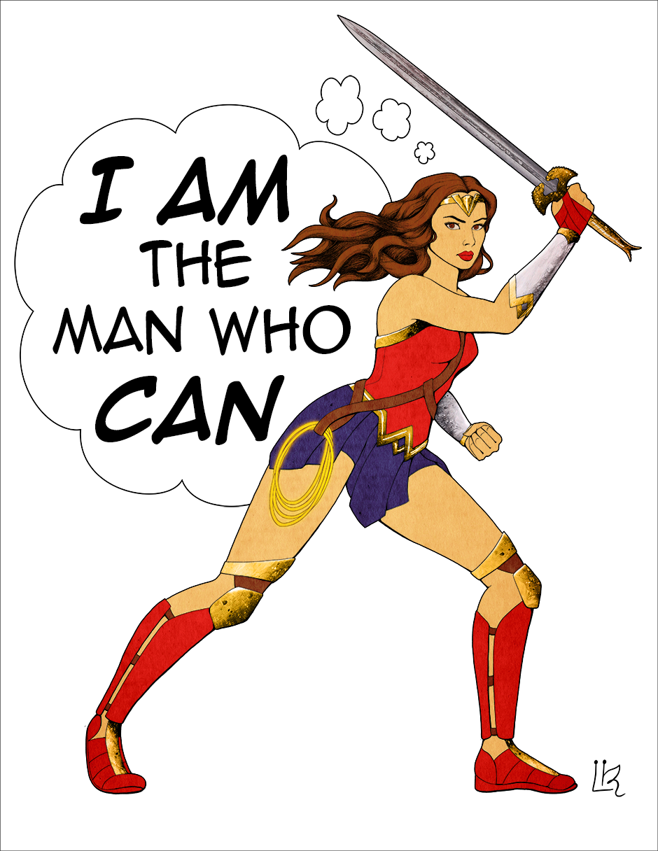 I Am The Man Who Can - 48 Comic Book Buttons, Magnets And Gift Sets (940x1216), Png Download