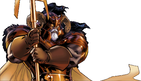 Representante Do Capcomverse - Odin Marvel Avengers Alliance (470x270), Png Download