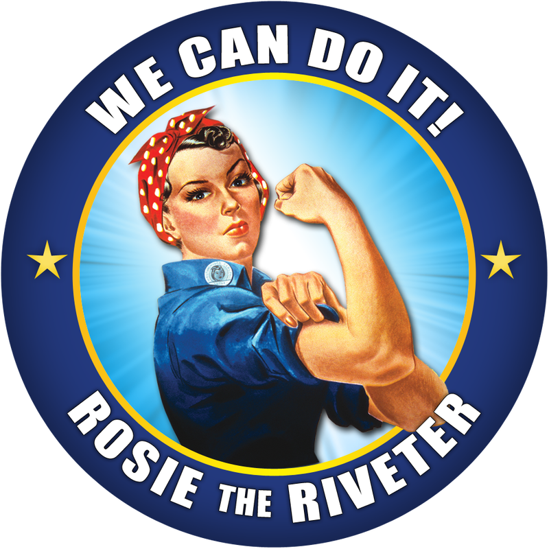 Rosie The Riveter - Frances Carter Rosie The Riveter (800x800), Png Download