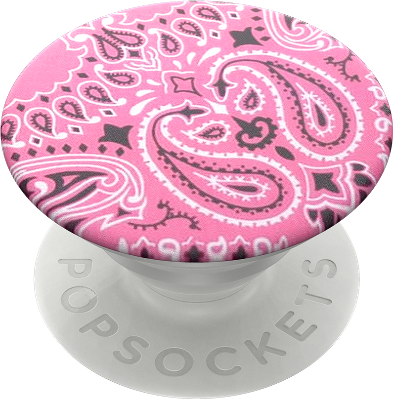 Pink Bandana, Popsockets - Bandana (989x1000), Png Download