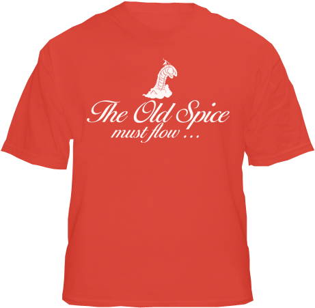 Oldspicemustflow-red - Historic T Shirts (468x459), Png Download