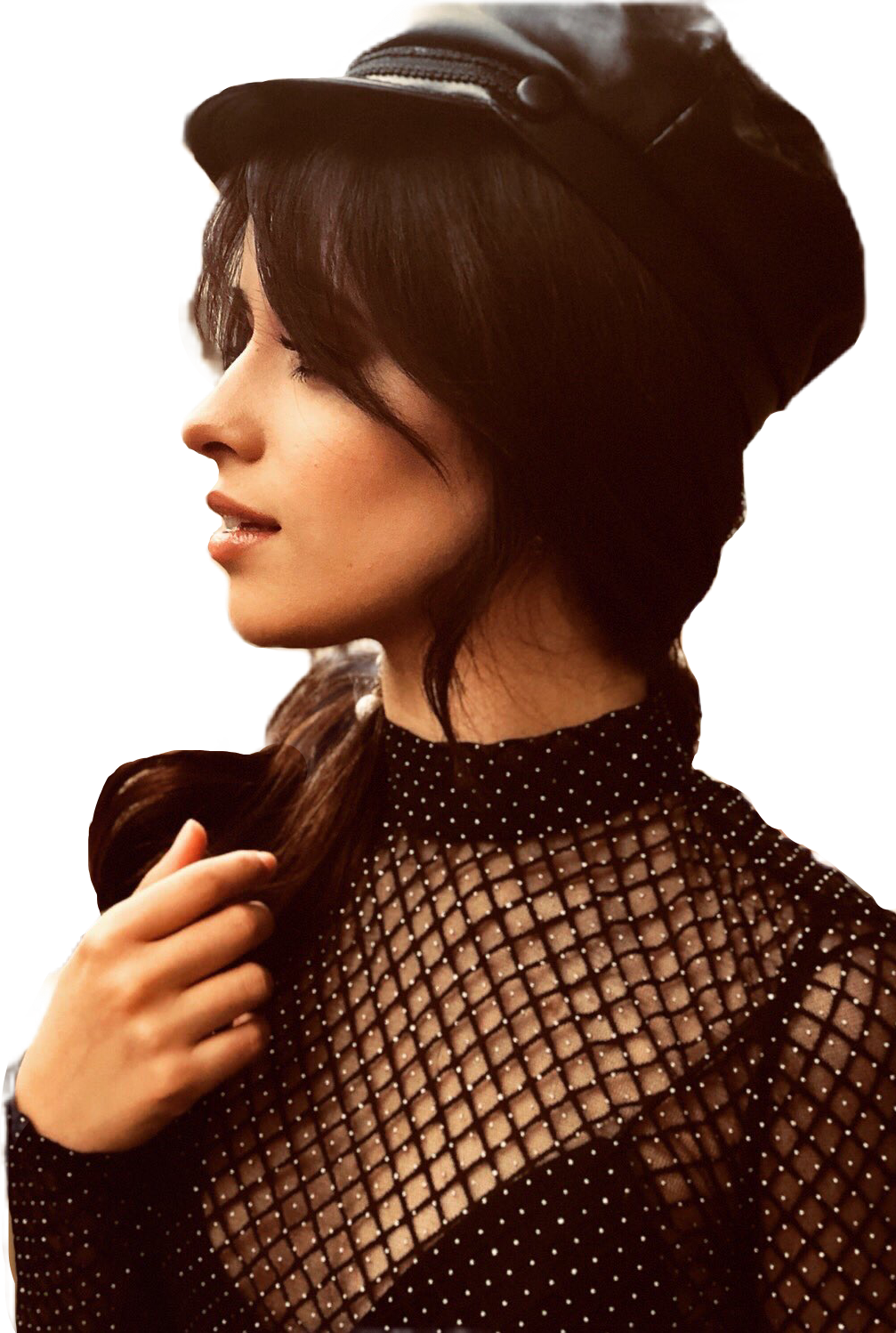 Report Abuse - Camila Cabello Selfie Pj (1007x1498), Png Download