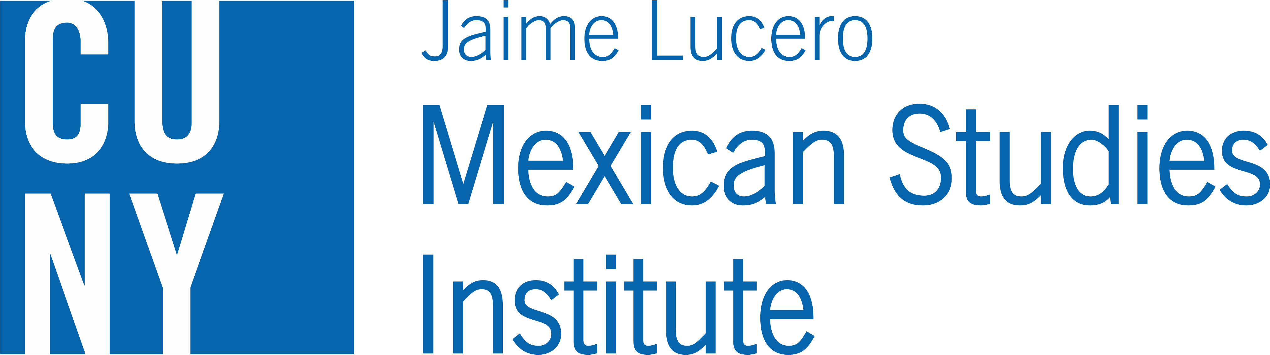 The Jaime Lucero Mexican Studies Institute - Cuny Mexican Studies Institute (4052x1134), Png Download