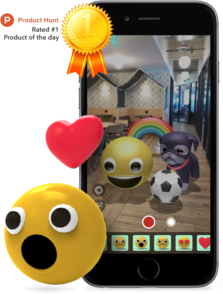 Augmented Reality App - Viro Media, Inc. (726x968), Png Download