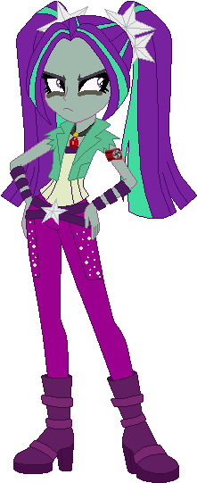 Aria Blaze, Equestria Girls, Nazi, Nazi Zombie, Rainbow - My Little Pony Equestria Girls Aria (340x595), Png Download