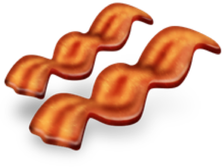 Bacon Emoji Png (500x500), Png Download