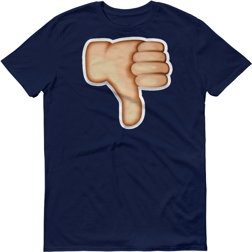Men's Emoji T Shirt - Dunder Mifflin Shirt Navy Blue (1000x1000), Png Download
