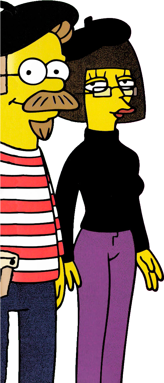 Ned's Parents - Parent (555x1294), Png Download