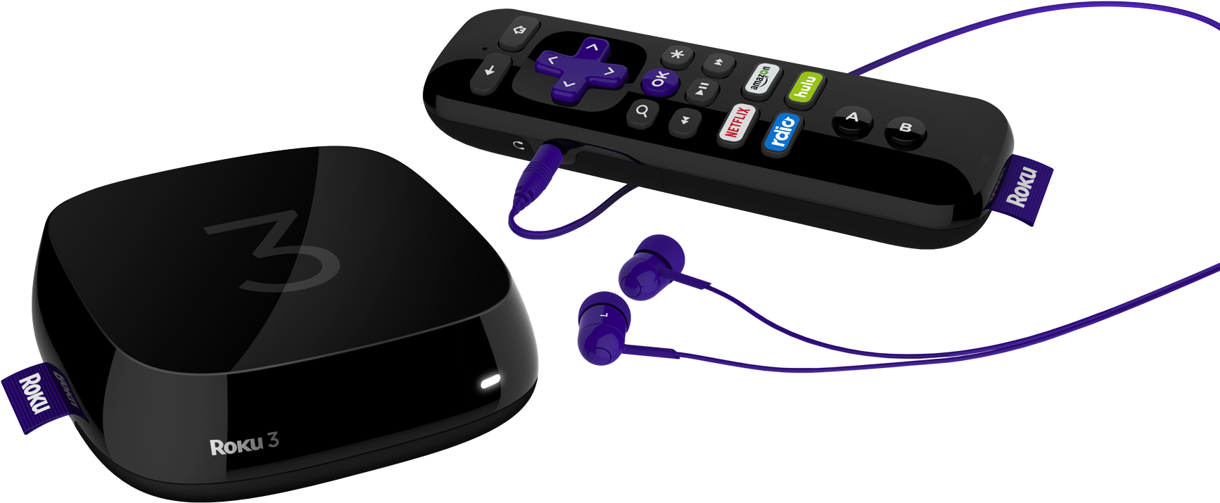 Roku 3 Top Us - Roku 2 Vs Roku 3 (2000x1102), Png Download