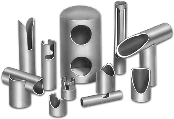 Stock V Clip Metal Pipe - Pipe Notching (585x406), Png Download