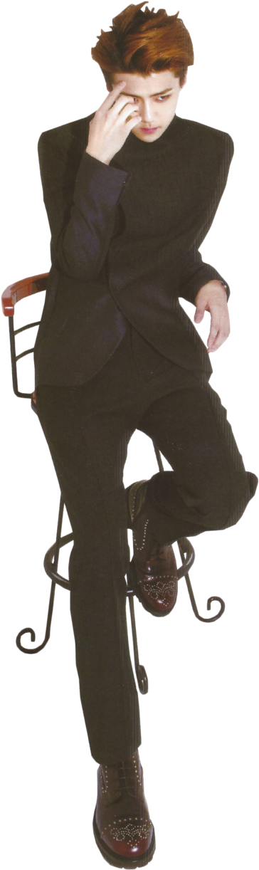 Sehun Png Image - 吳世勳 長 腿 (418x1280), Png Download
