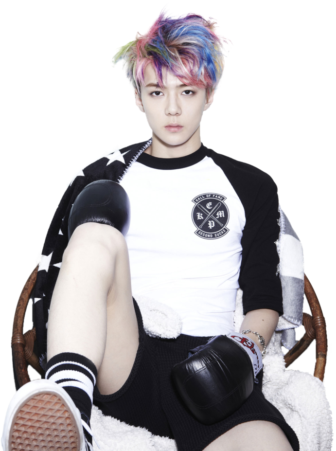 Png Exo S Sehun By Nanabutterfly-d6suzei - Exo Sehun Solo Photocards 56pcs (730x1095), Png Download