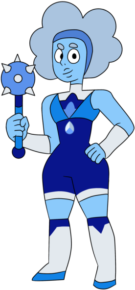 Kyanite - Cartoon (400x600), Png Download