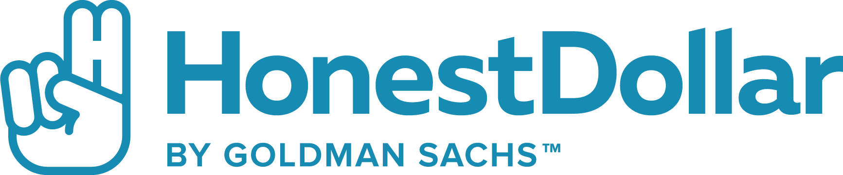 Honest Dollar - Goldman Sachs Honest Dollar (1733x360), Png Download