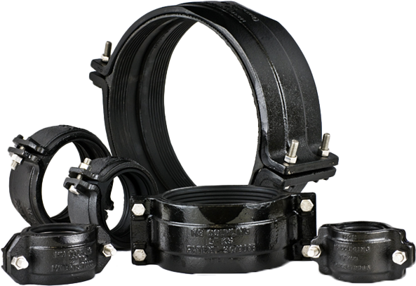 A High Strength, Corrosion Resistant, Cast Iron Coupling - Ci Pipe Coupling (631x439), Png Download