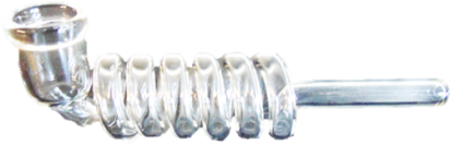 15cm Spiral Glass Pipe - Smoking Pipe (420x342), Png Download