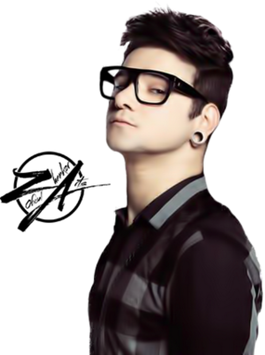 Photo - Skrillex Com Cabelo Curto (530x709), Png Download