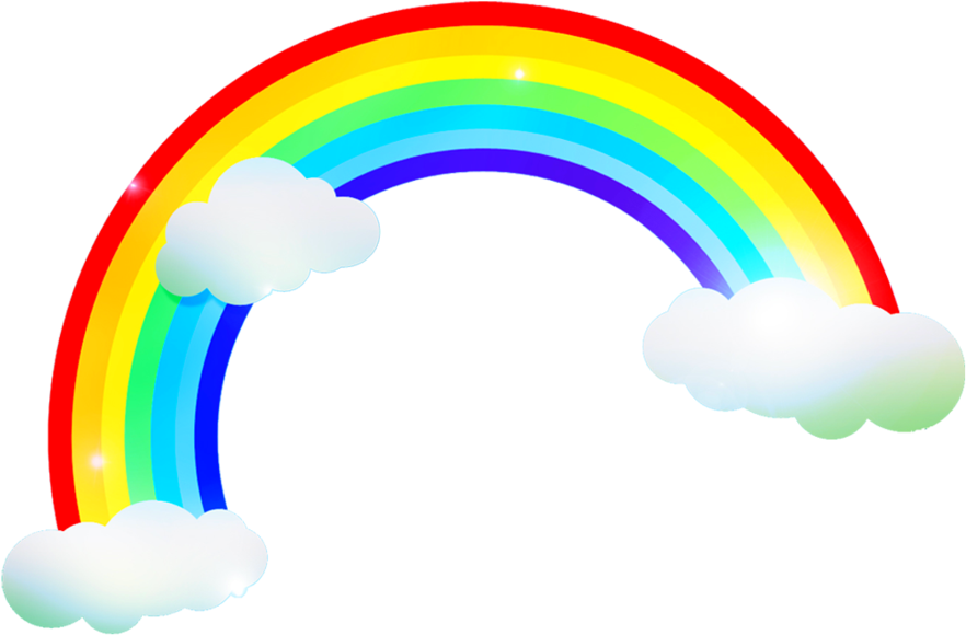 Clip For Kids Google Rainbows Pinterest - Arcoiris Clipart Png (900x592), Png Download