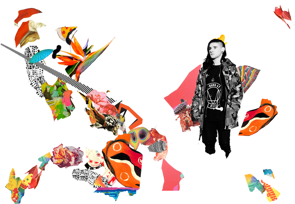 Skrillex, Pharrell, And Murakami Cover Complex's Inaugural - Illustration (987x684), Png Download