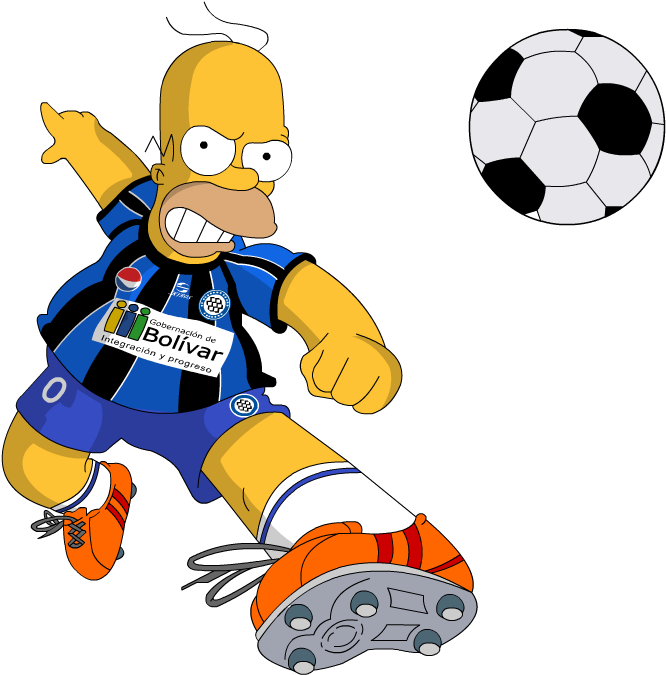Mineros Homero En Caracas - Homer Simpson (800x700), Png Download