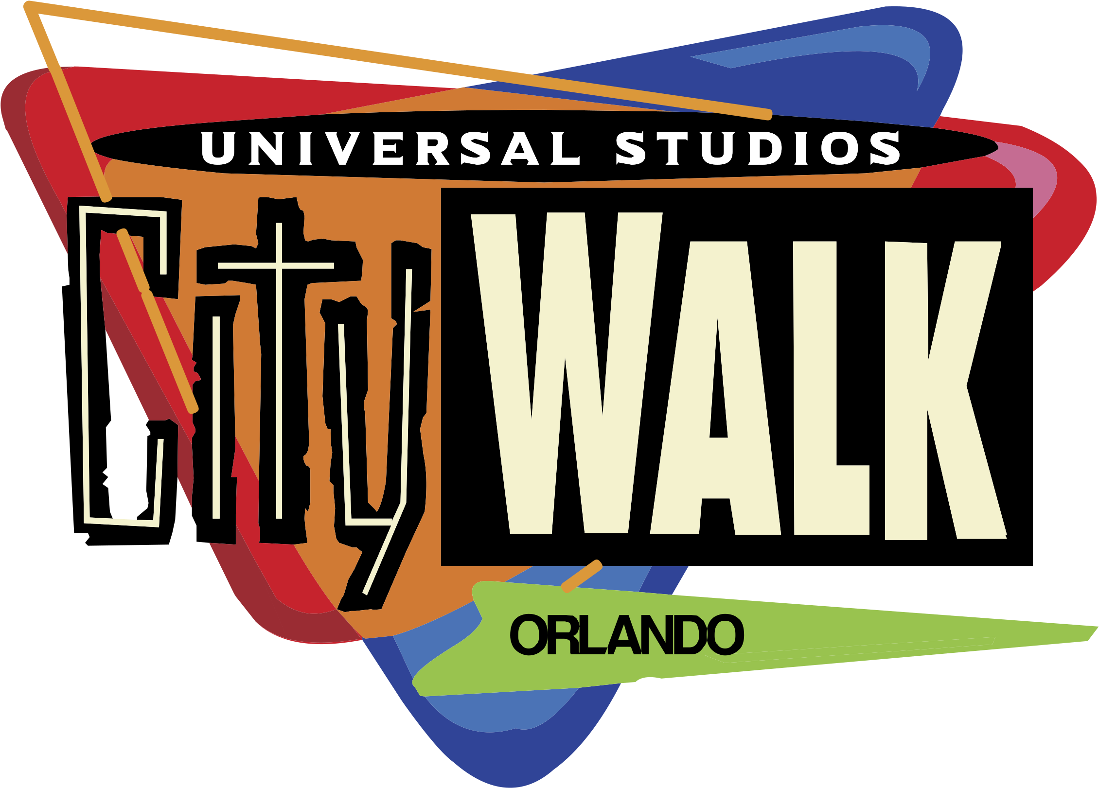 City Walk Logo Png Transparent - City Walk Universal Logo (2400x2400), Png Download