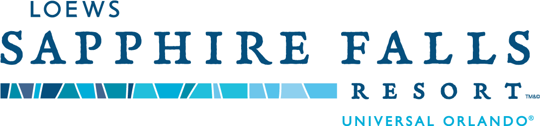 Loews Sapphire Falls Resort At Universal Orlando™ Transports - Loews Sapphire Falls Resort Logo (1160x329), Png Download