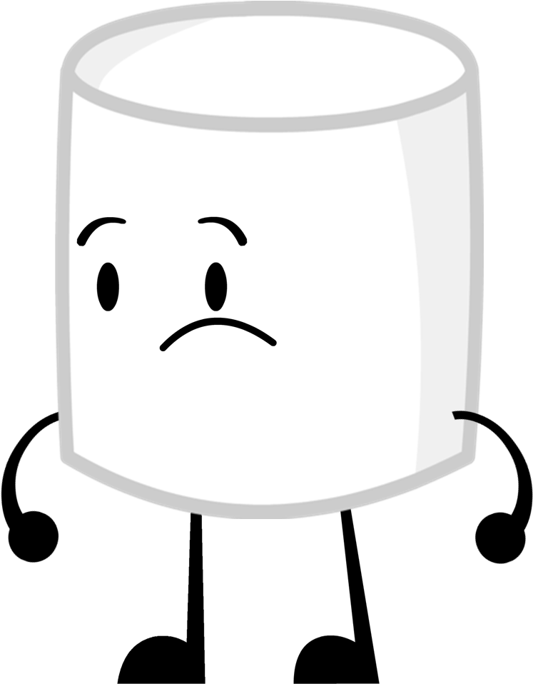 Marshmallow-0 - Bfdi Marshmallow (840x968), Png Download