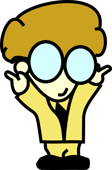 Nerd - Nerd Clip Art (390x592), Png Download