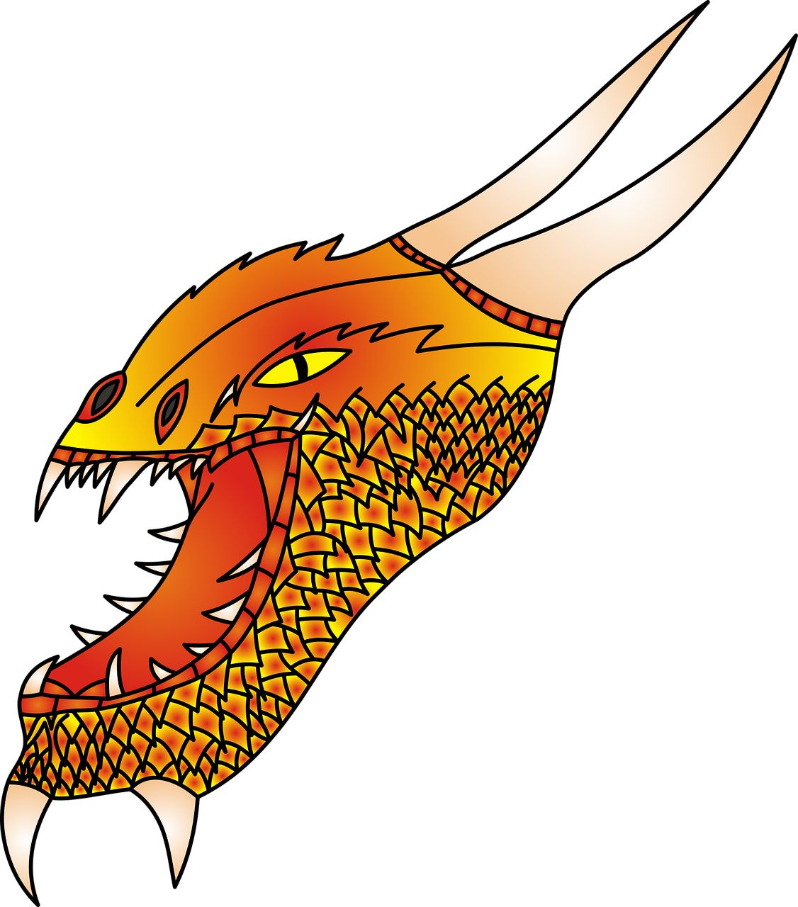 Dragon,no Background,the Head Of - Stock.xchng (1126x1280), Png Download