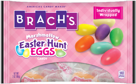 Brach's Marshmallow Easter Hunt Eggs Candy - Brach's Easter Hunt Eggs (480x480), Png Download