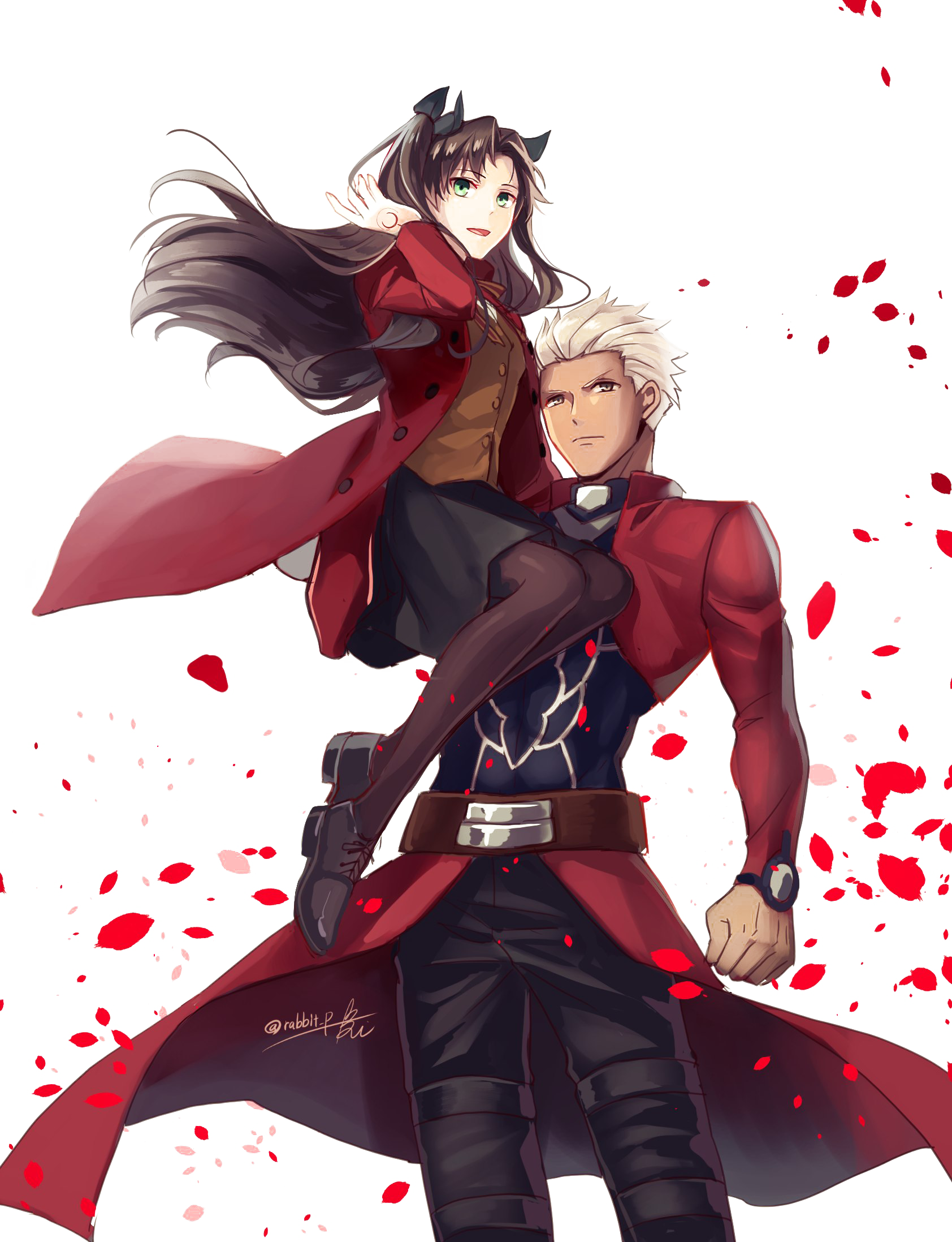 Unlimited Blade Works Png Clipart Background - Fate Archer (1684x2195), Png Download