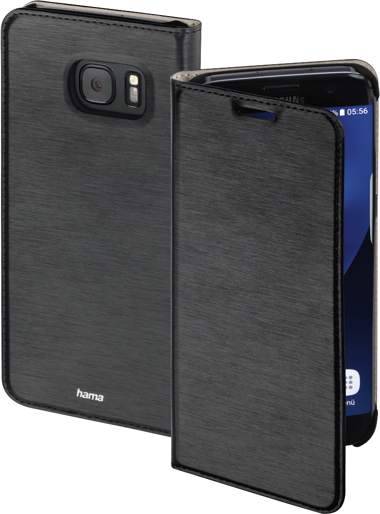 "slim" Booklet For Samsung Galaxy S7 Edge, Dark Grey (1100x1100), Png Download