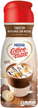 Toasted Marshmallow Mocha - Coffee Mate Coconut Caramel Latte (350x400), Png Download